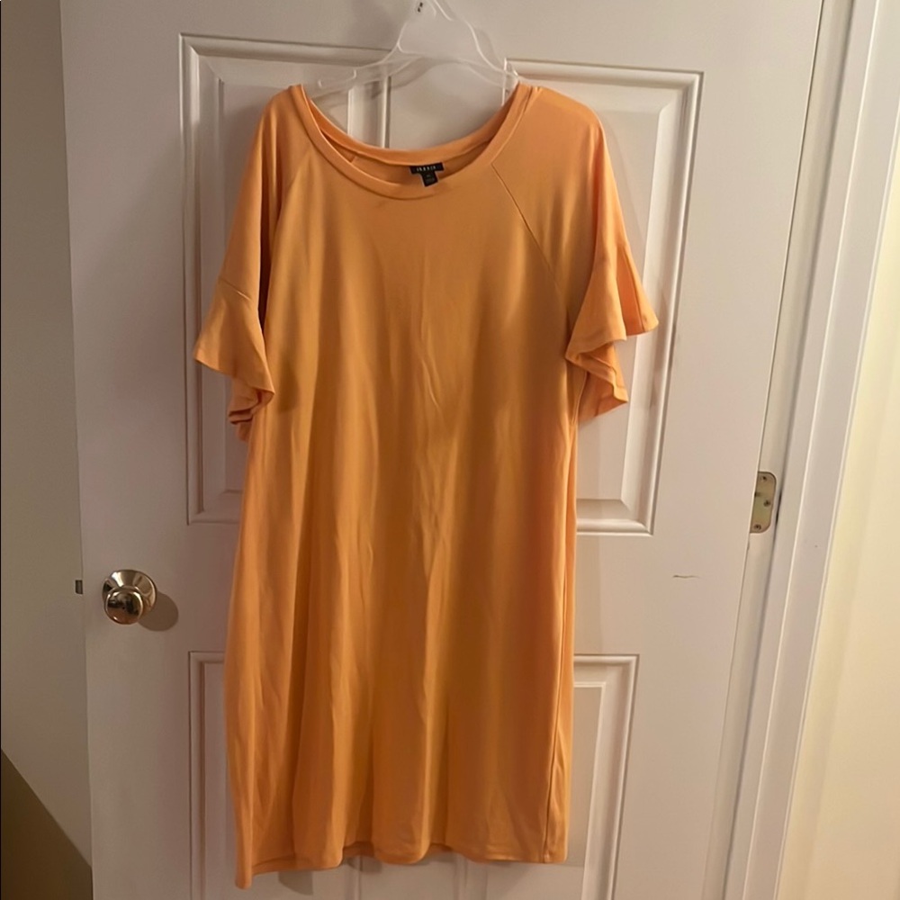 a. n. a. Knee length Yellow Dress XL